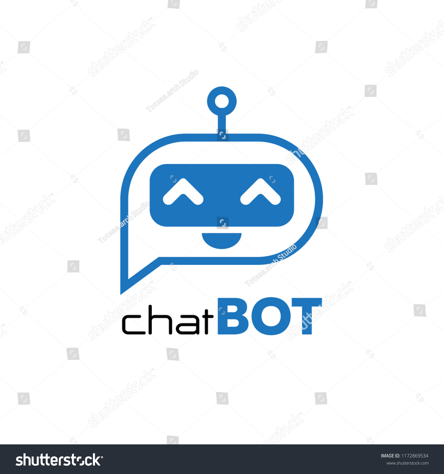 Chatbot Icon Chatbot Logo Conceptvoice Support Stock Vector (Royalty ...