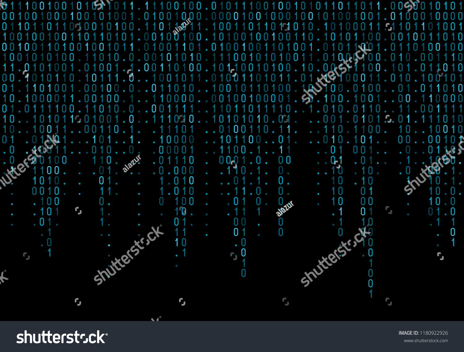 Binary Computer Code Matrix Background Digits Stock Vector (Royalty ...
