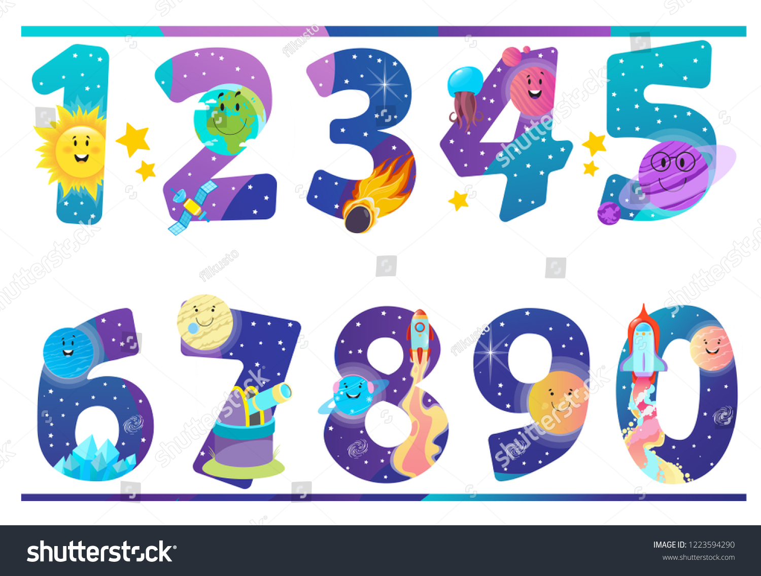 464,910 Numbers Space Images, Stock Photos & Vectors Shutterstock