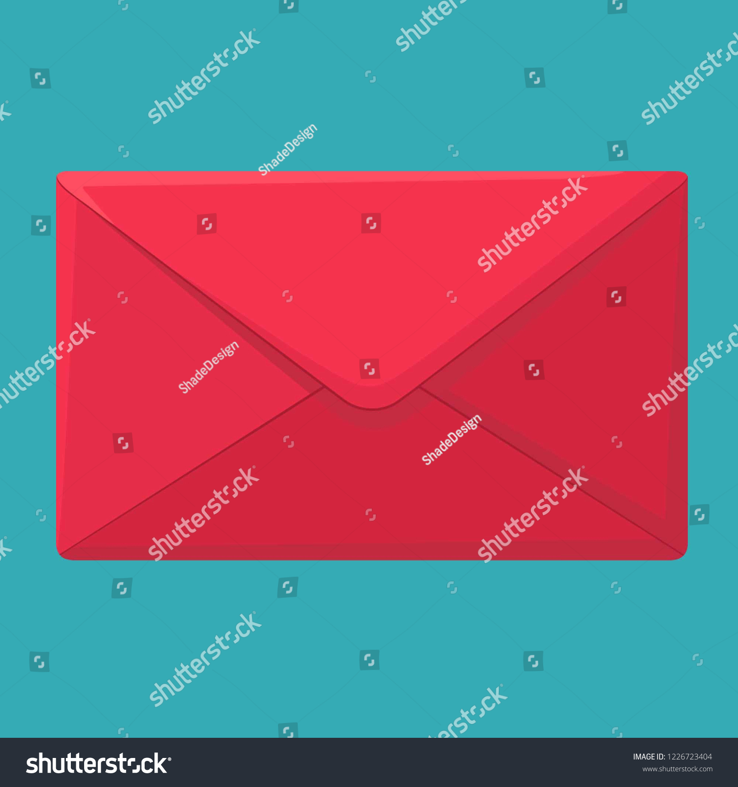Vector Envelope Icon Image Post Envelope Stock Vector (Royalty Free