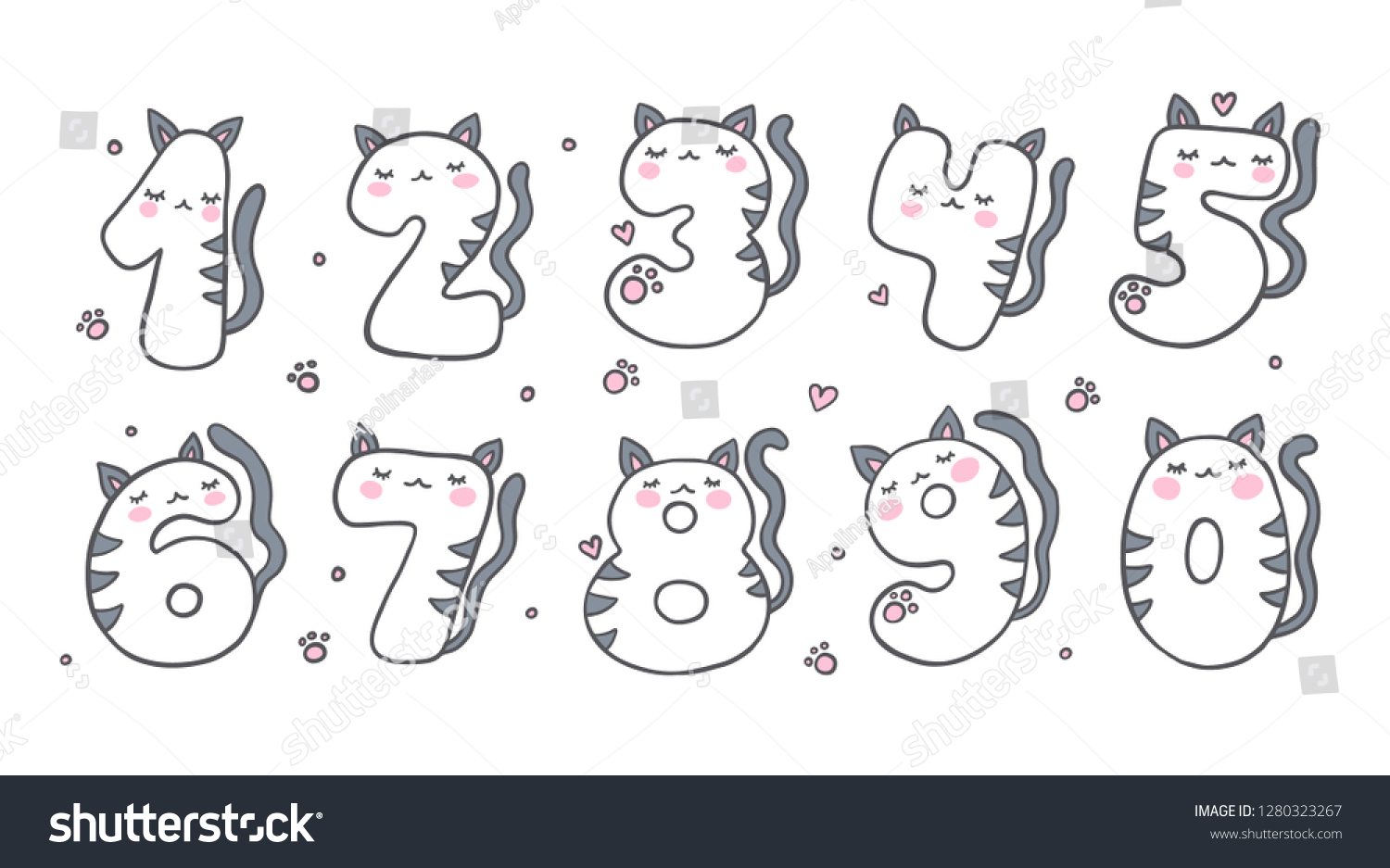 8,804 Numbers Cats Images, Stock Photos & Vectors Shutterstock