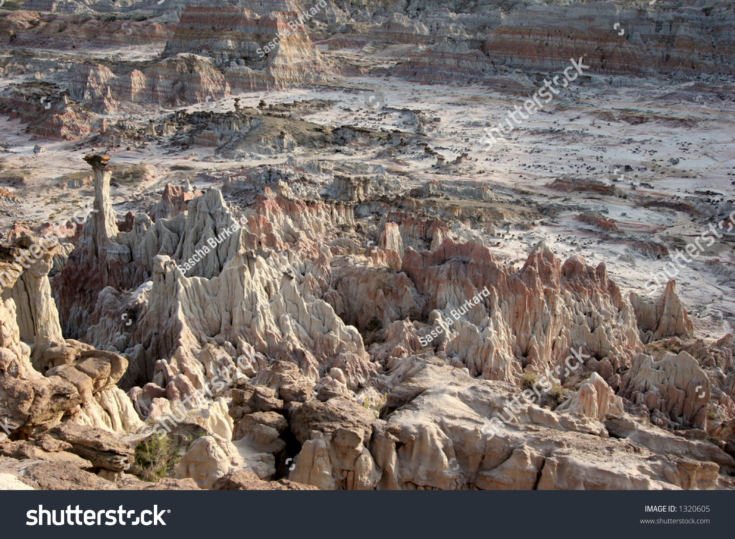 Badlands Wyoming Hells Half Acre Just Stock Photo 1320605