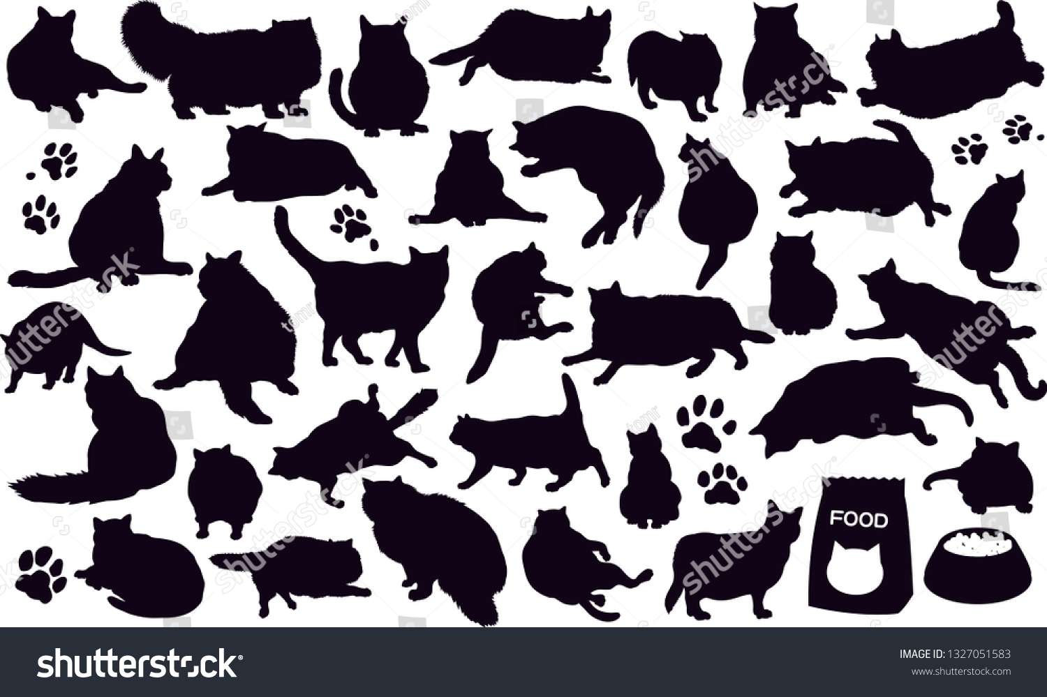 Cat Finger Icons Fat