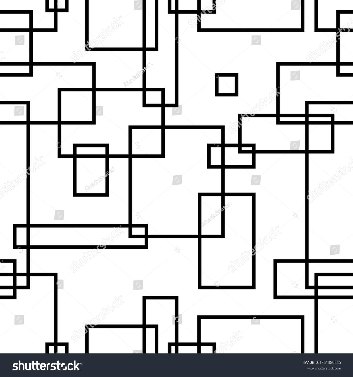 rectangle abstrait motif aléatoire motif harmonieux : image vectorielle ...
