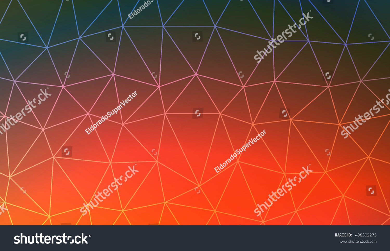Template Background Gradient Triangles Design You Stock Vector (Royalty