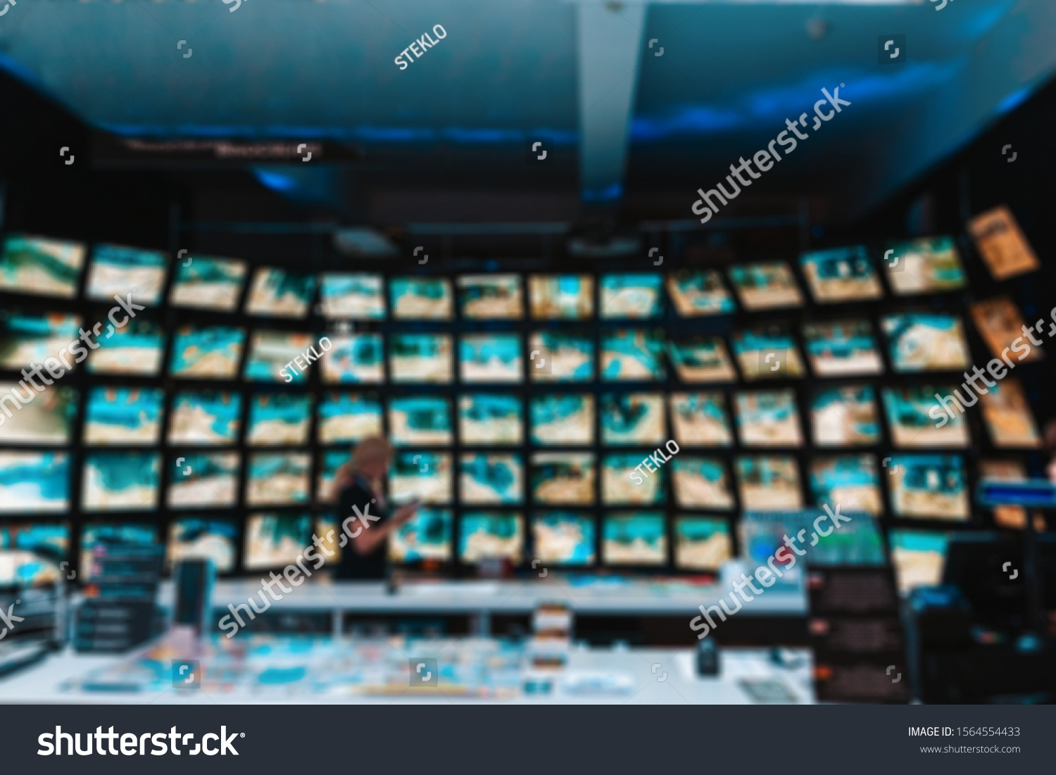 Concept Video Surveillance Office Employee On Stock Photo 1564554433