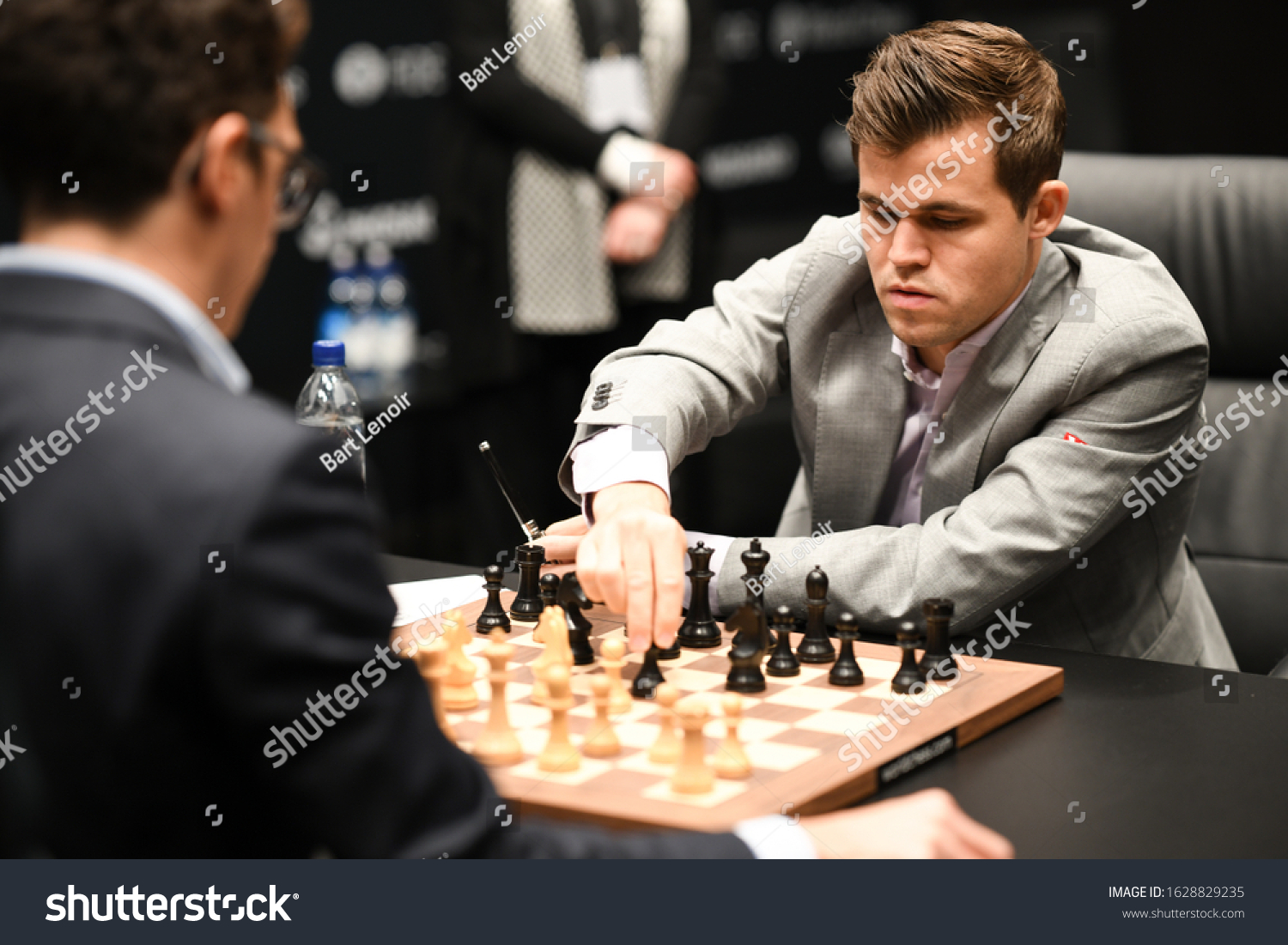 hess Grandmaster, Magnus Carlsen Imagem Editorial - Imagem de