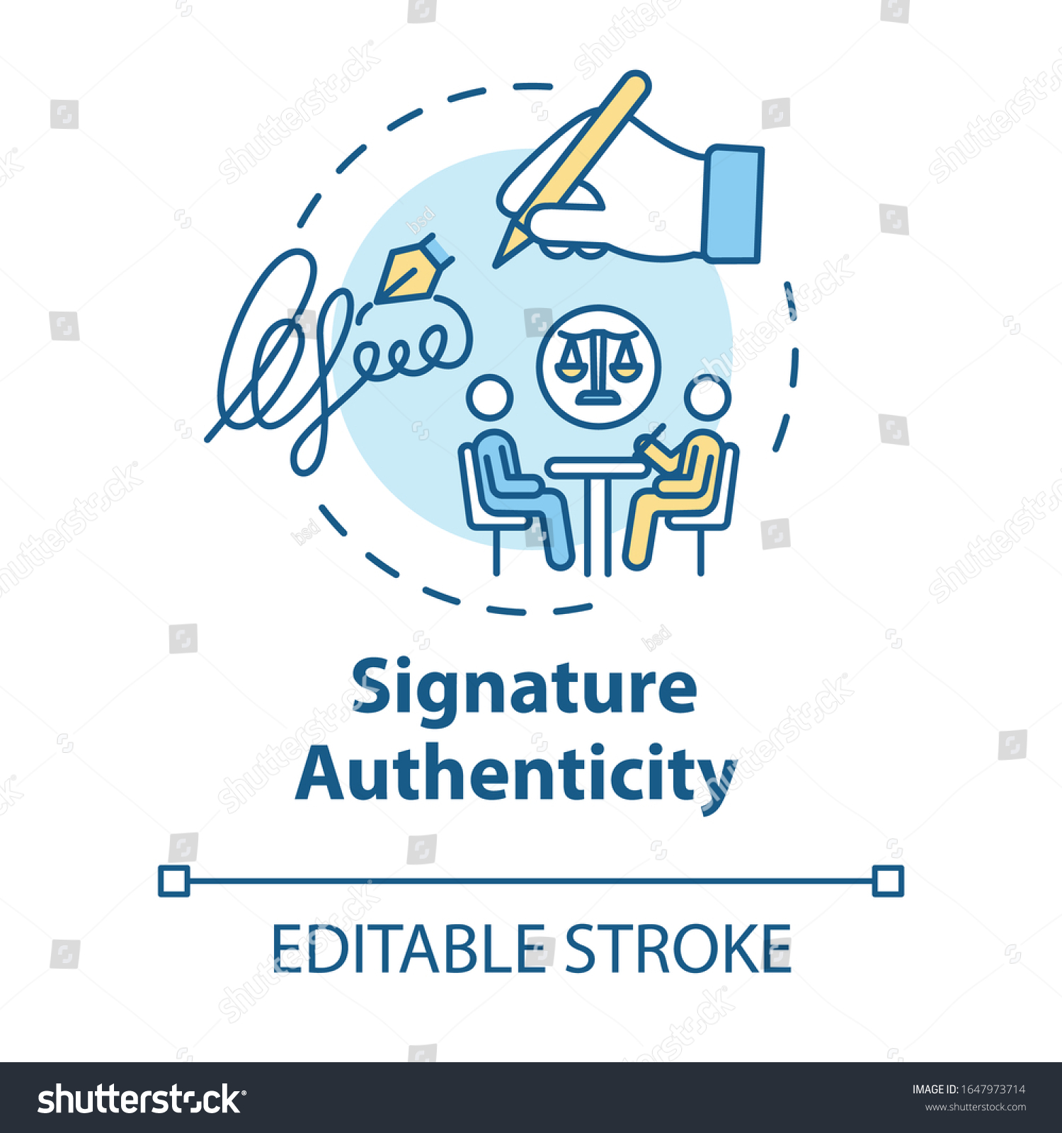 7 Public Digital Signature Authentication Service Images, Stock Photos