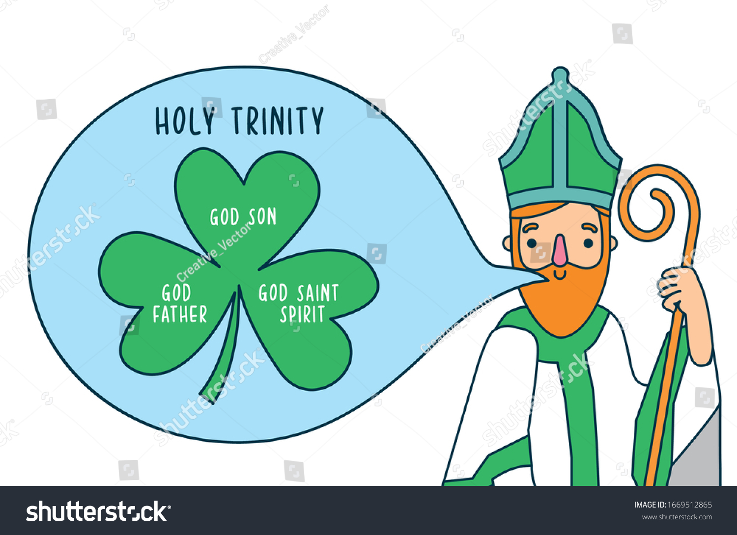 Three Leaf Clover Trinity