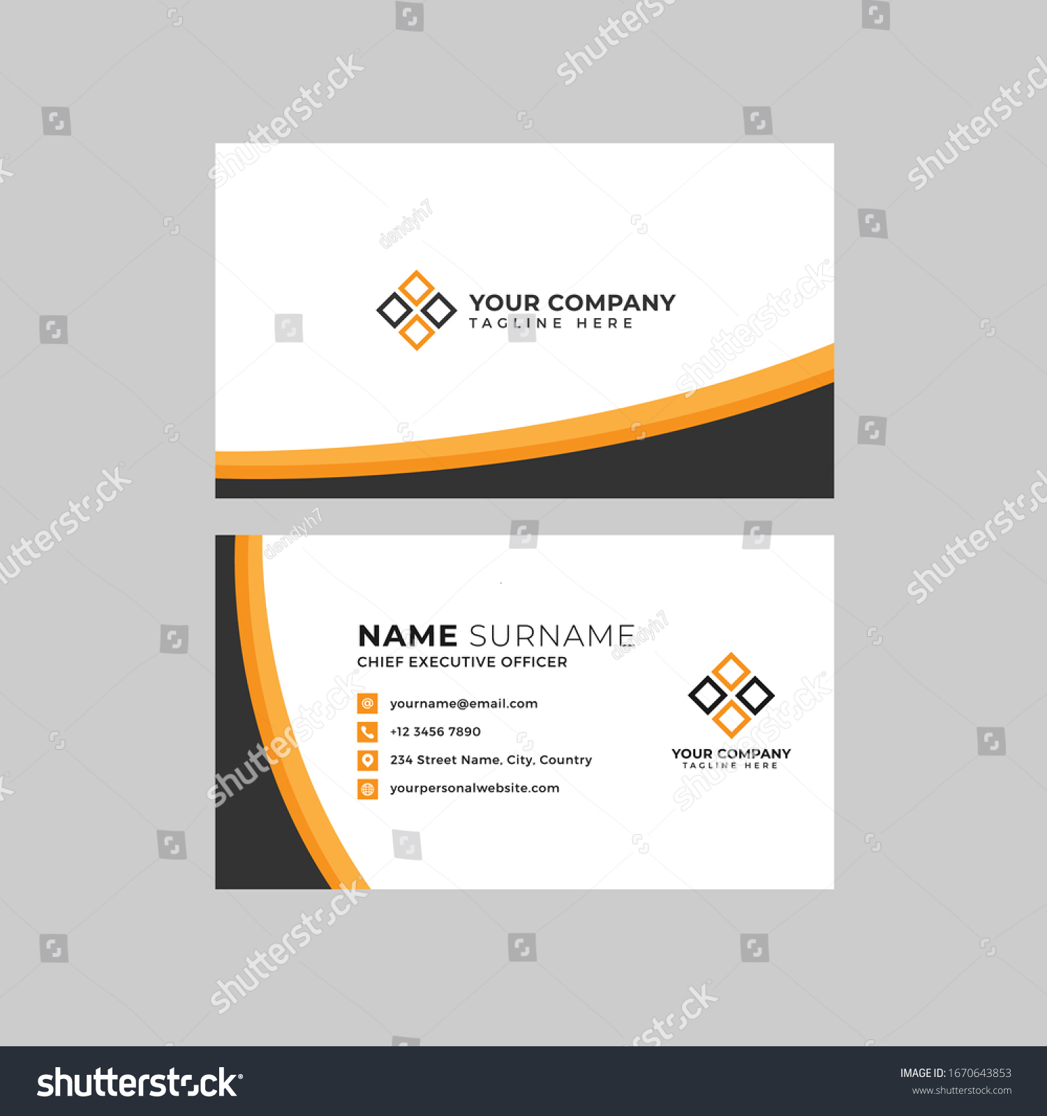 Image 3 for 2 Sided Business Card Template Word