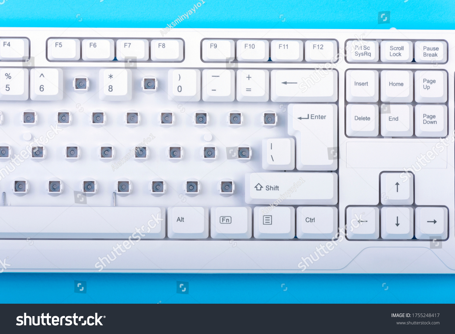 Keyboard Without Symbols Photos, Images and Pictures
