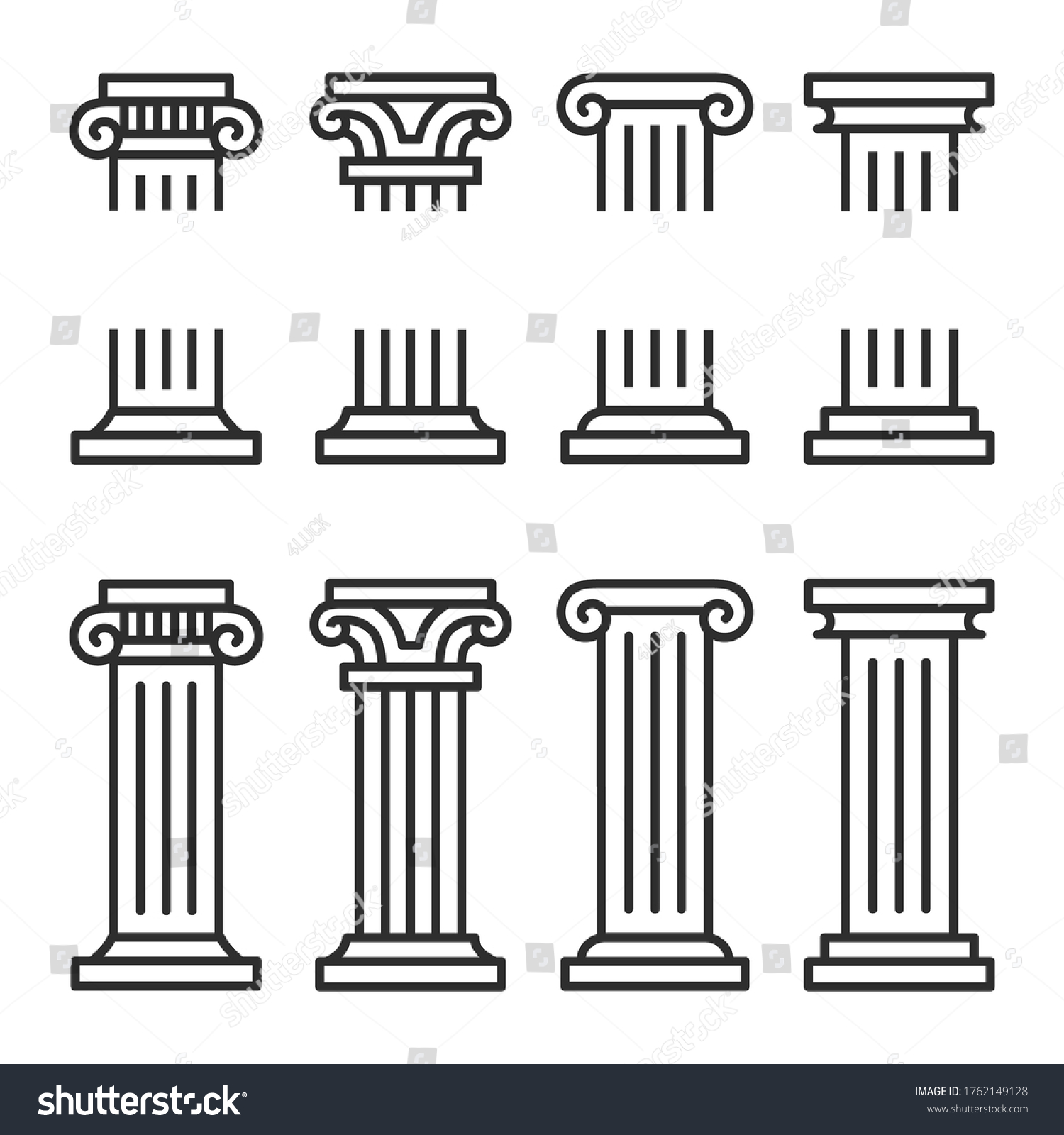 123,095 Column Line Images, Stock Photos & Vectors Shutterstock