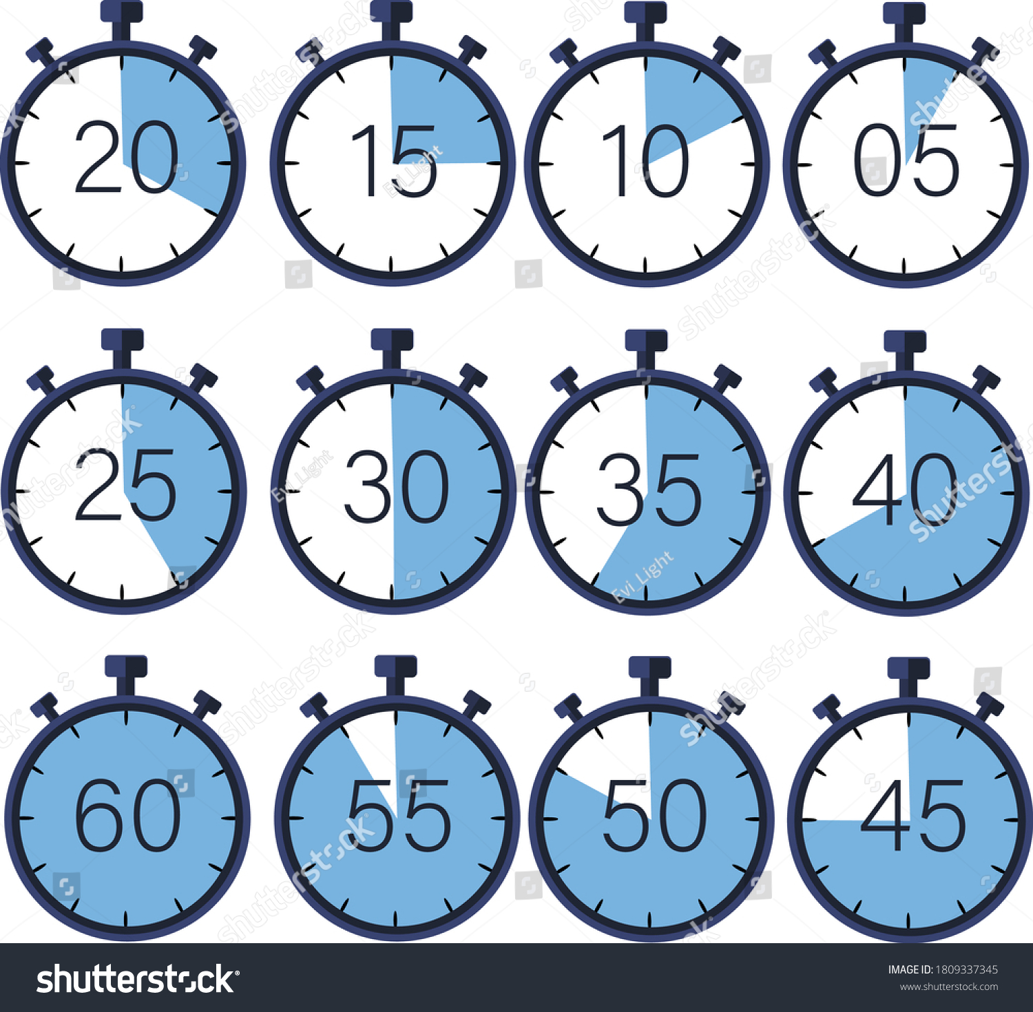 Manual Stopwatchchronograph Measurement Seconds Ability Measure Stock