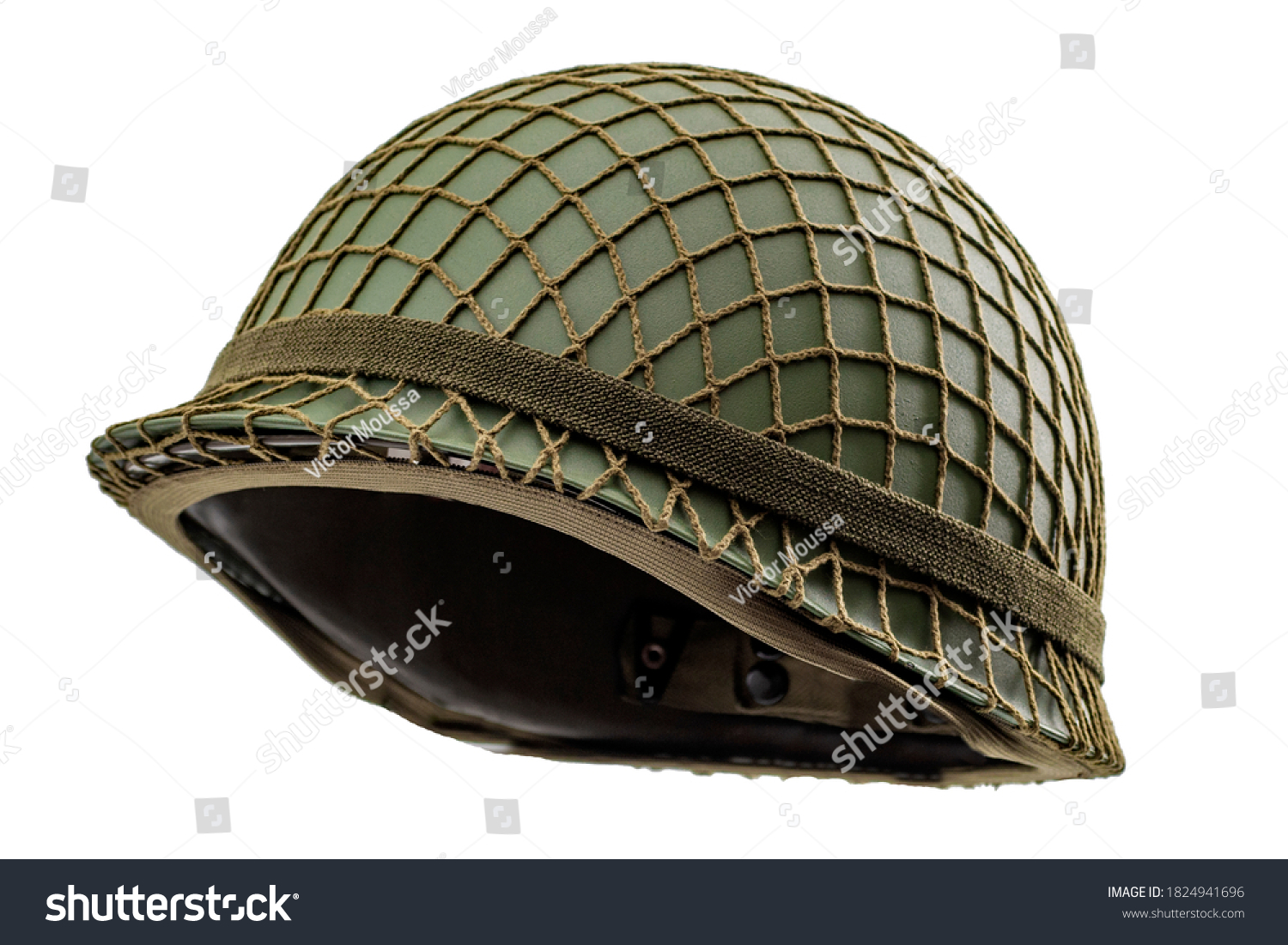 Astronaut Helmet Face Covered Green Camo