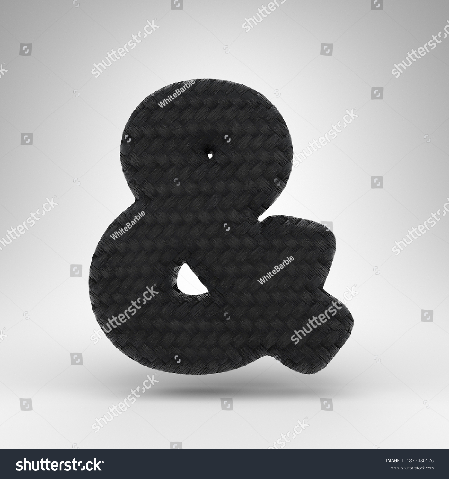 Ampersand Symbol On White Background Black Stock Illustration ...