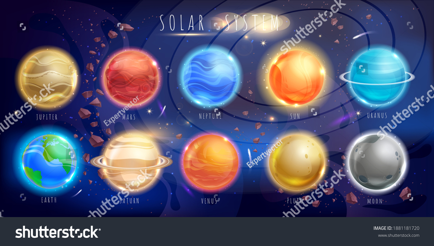 What Color Are The Planets In Solar System