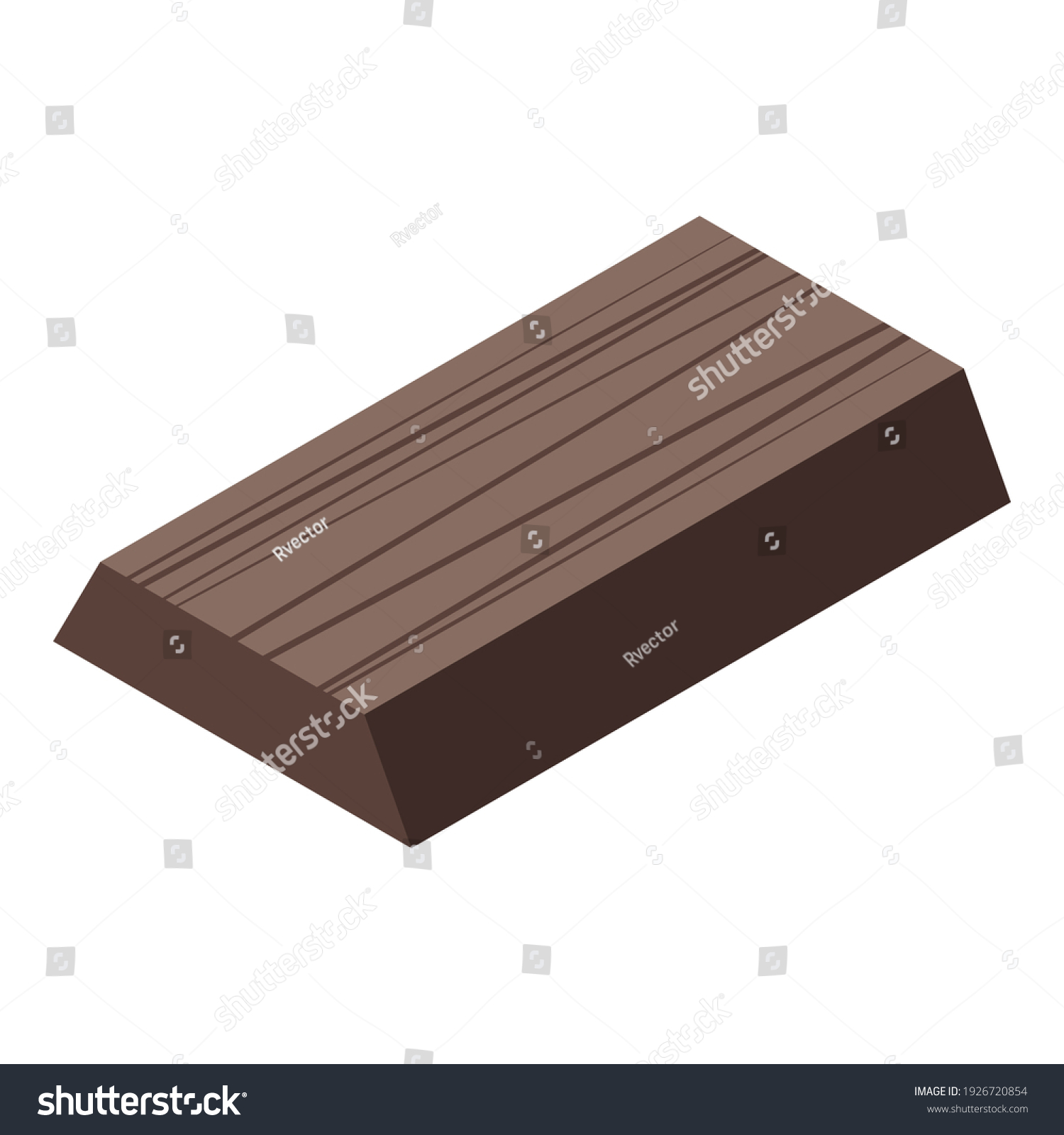 Wood Trunk Icon Isometric Wood Trunk Stock Vector (Royalty Free