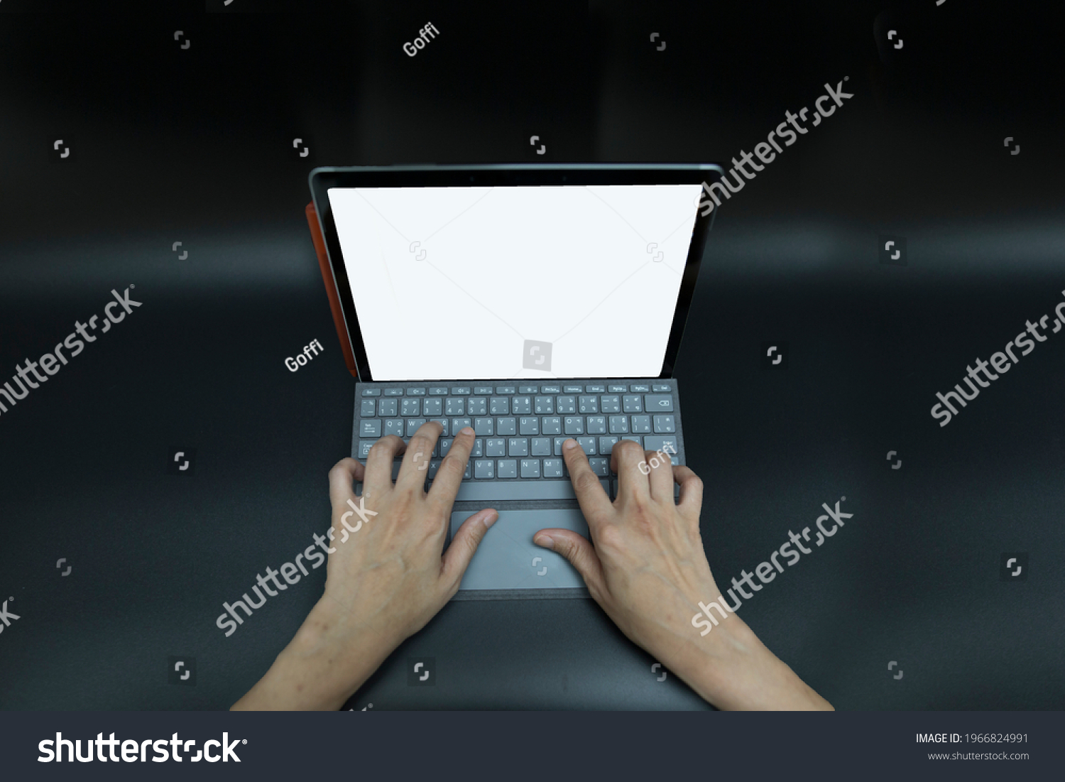 Programmer Using Computers Run Programs They Stock Photo 1966824991 ...