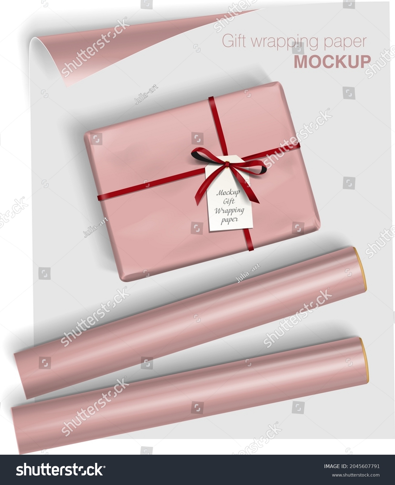 15,036 Gift Wrapping Paper Mockup Images, Stock Photos & Vectors