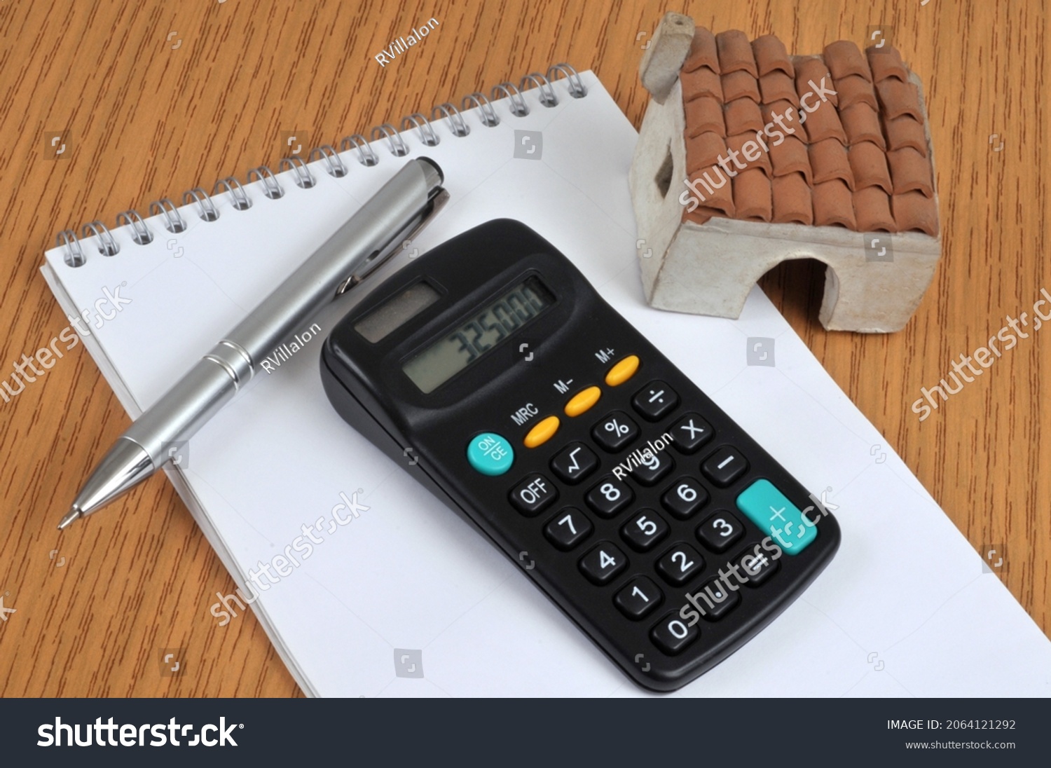 Real Estate Appraisal Concept House Calculator Stock Photo 2064121292