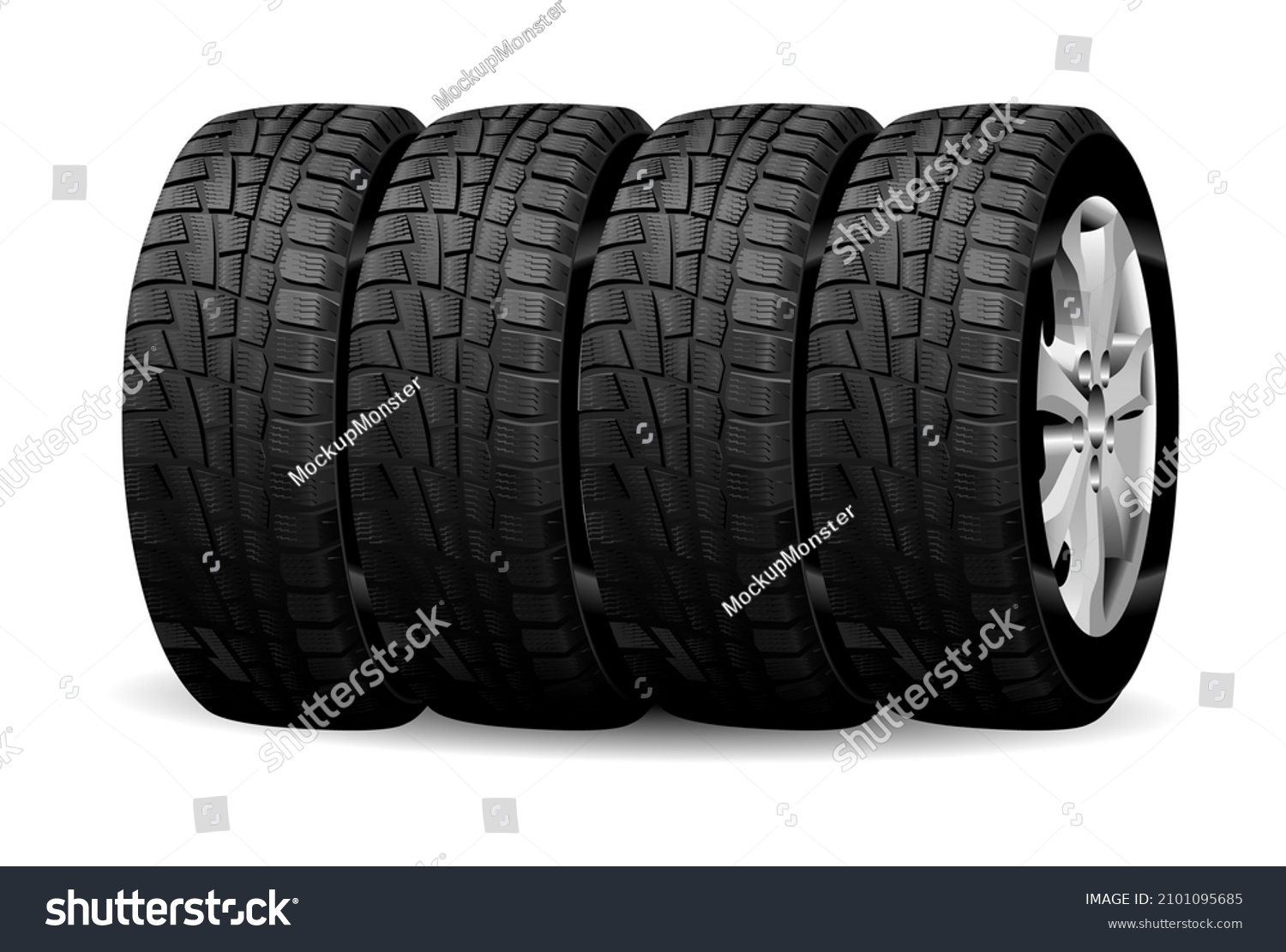 Truck Tire Stack
