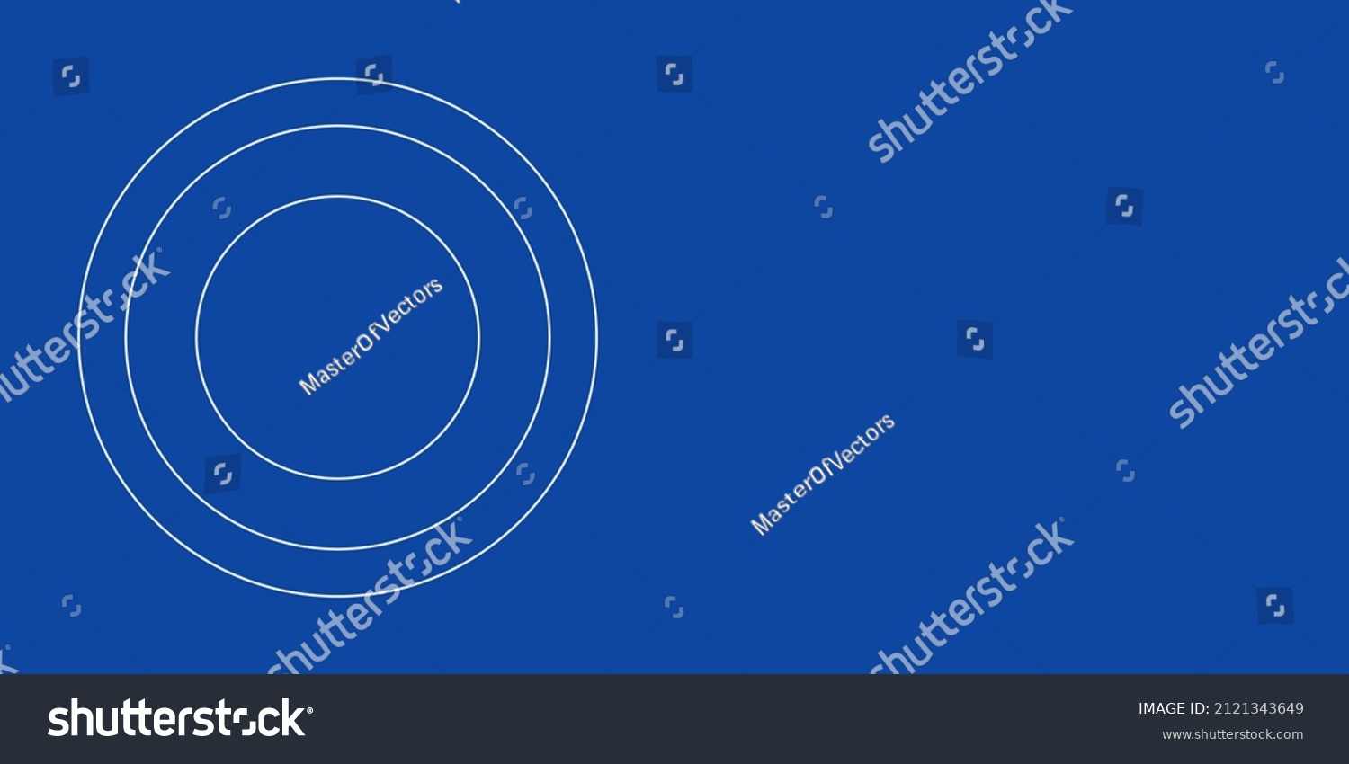 Large White Outline Radio Button Symbol Stock Vector (Royalty Free