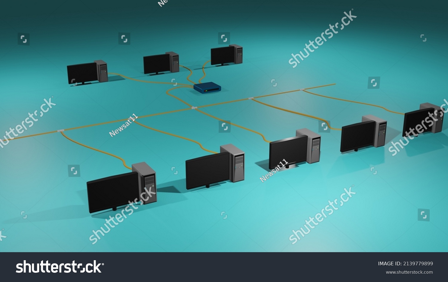 Network Computer Clipart Animation