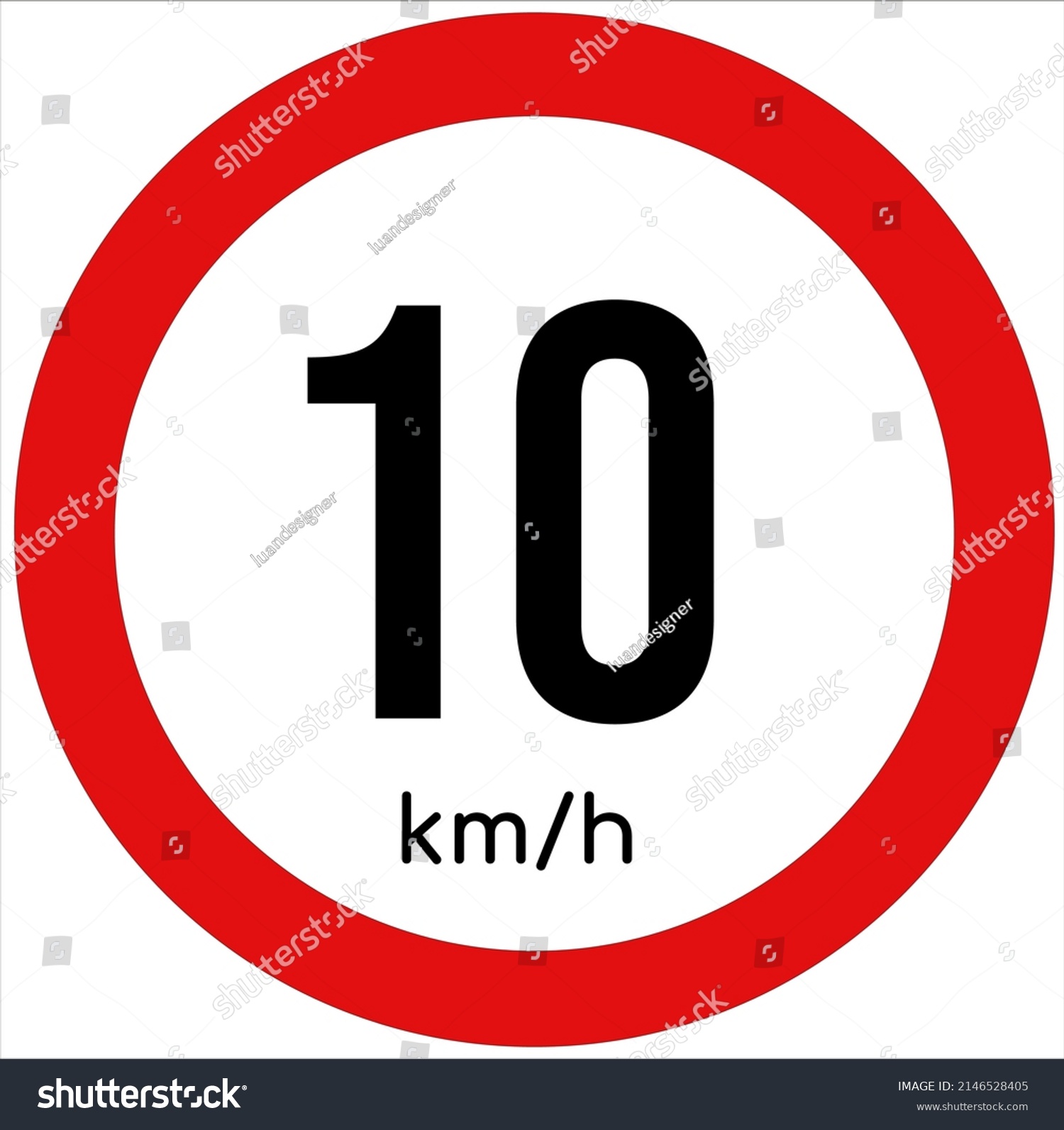 Speed limit line icon., Stock vector