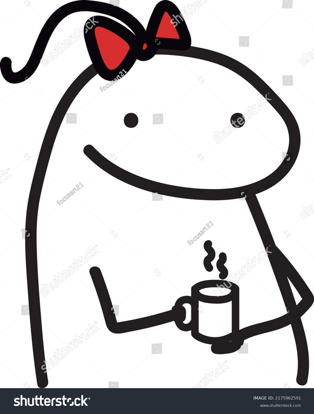 Meme Flork Pups Morning Coffee Meltdown Stock Vector (Royalty Free) 2308864881