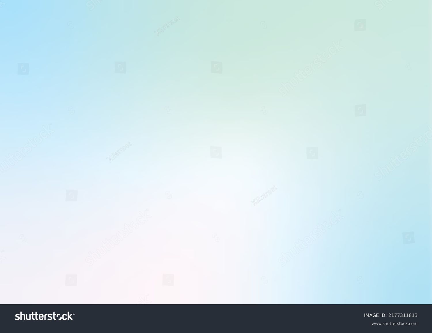 Blue and white gradient abstract background, Colorful pastel design Stock Vector