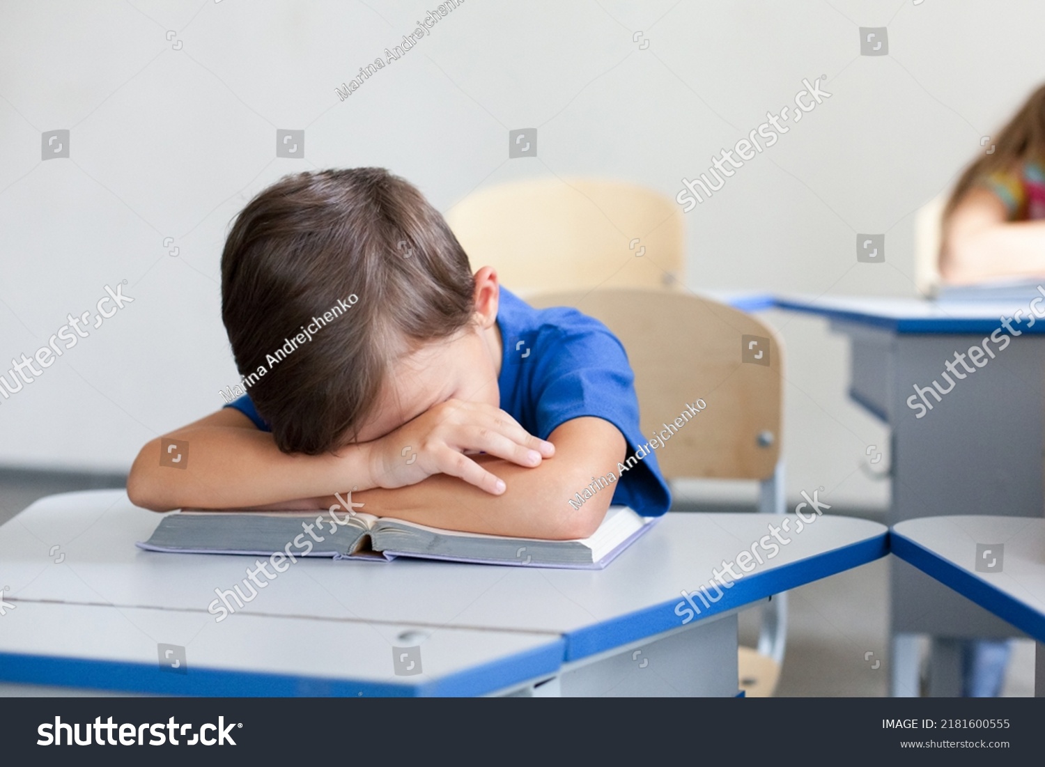 High School Kids Sleeping In Class