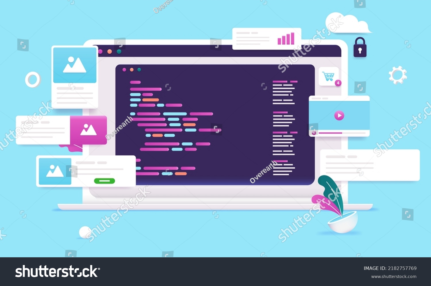 7,354 Programming And Web Development Images Images, Stock Photos ...