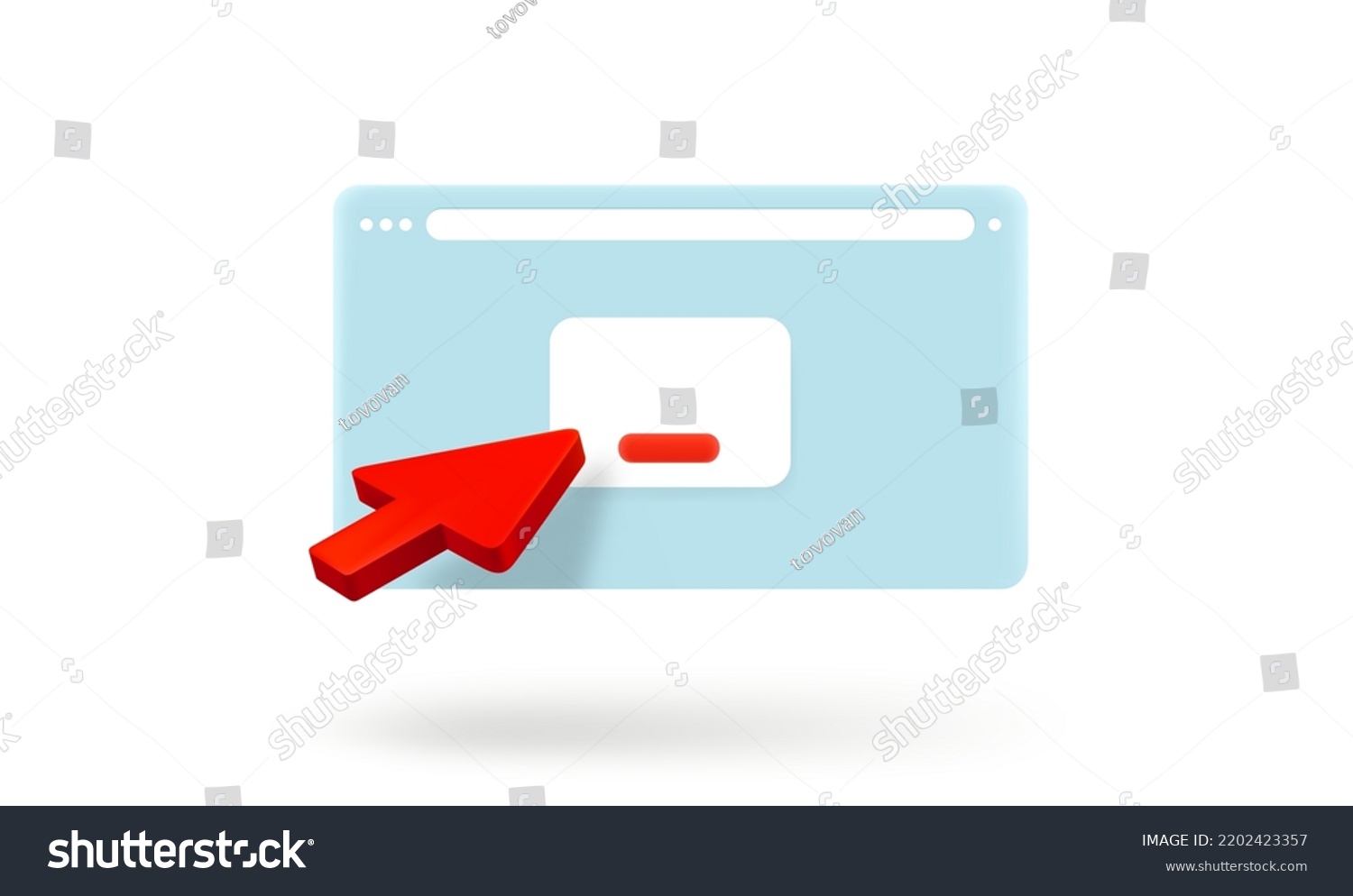 Pressing Button On  Page Agreement Stock Vector (Royalty Free