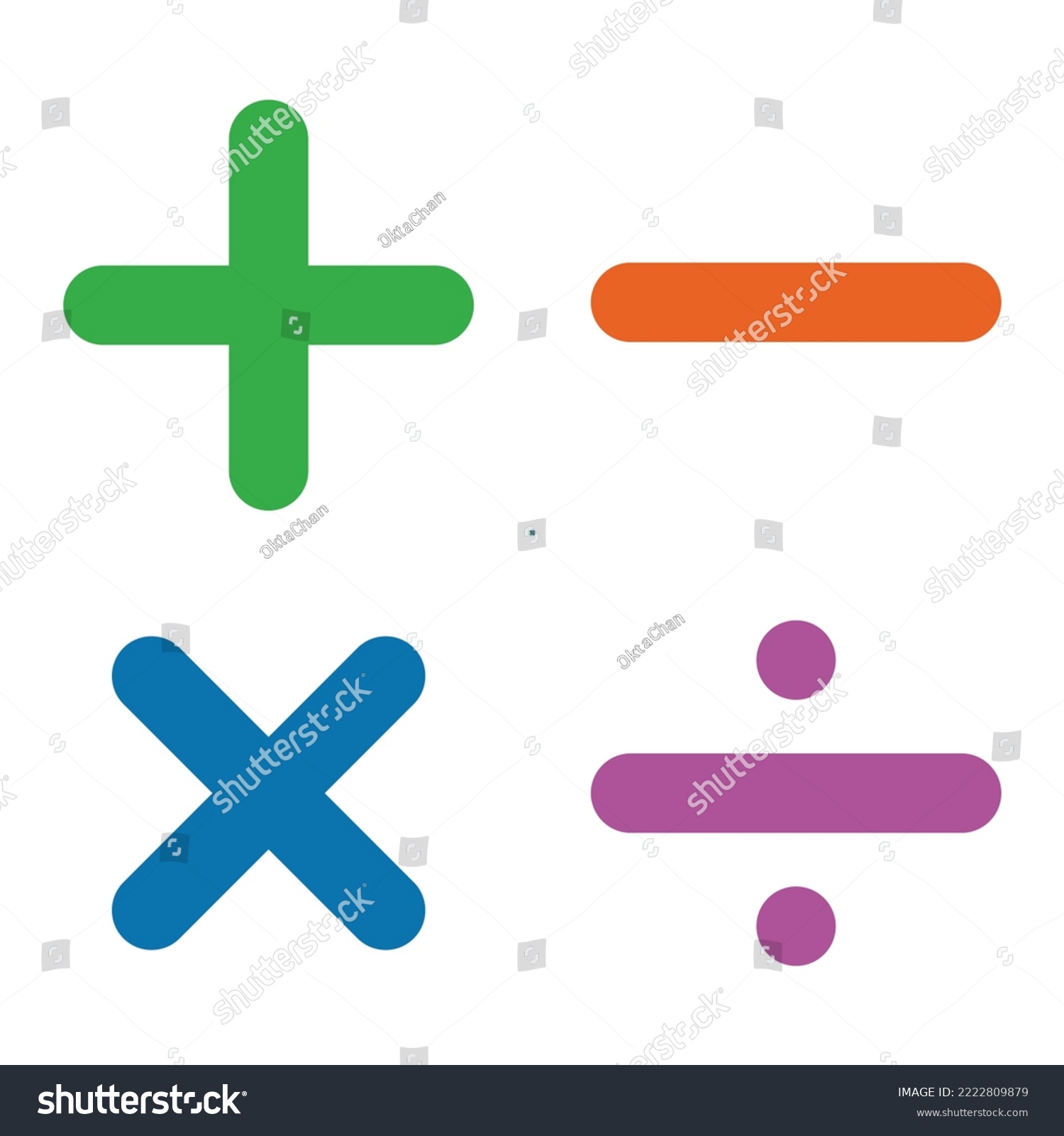 Plus Minus Multiply Divide Symbols