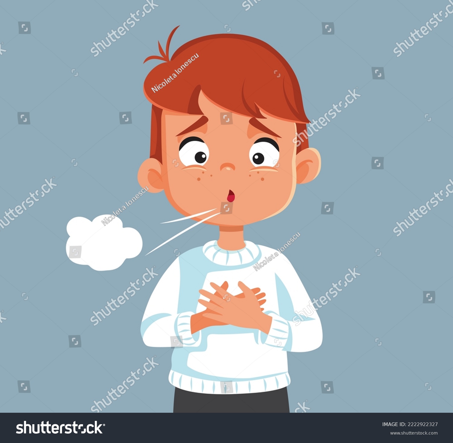 Kid Difficult Breathing Photos, Images and Pictures