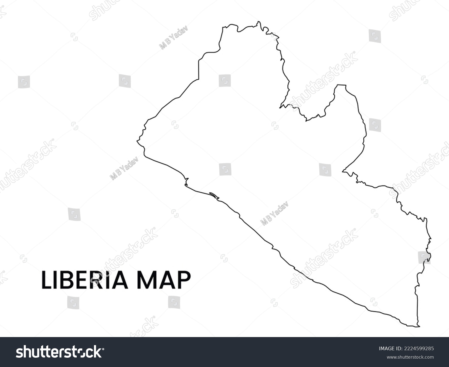 Map Libya Outline Map Libya Vector Stock Vector (Royalty Free ...