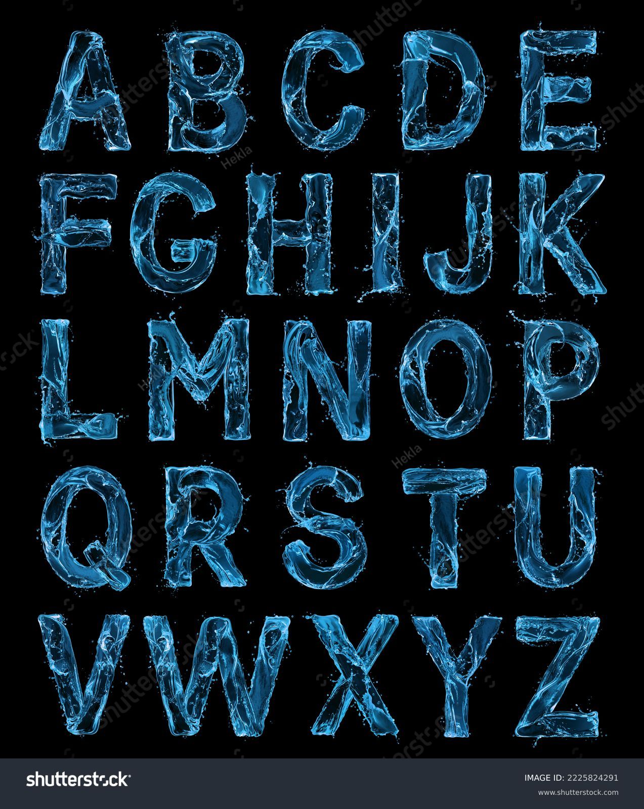 The water type alphabet