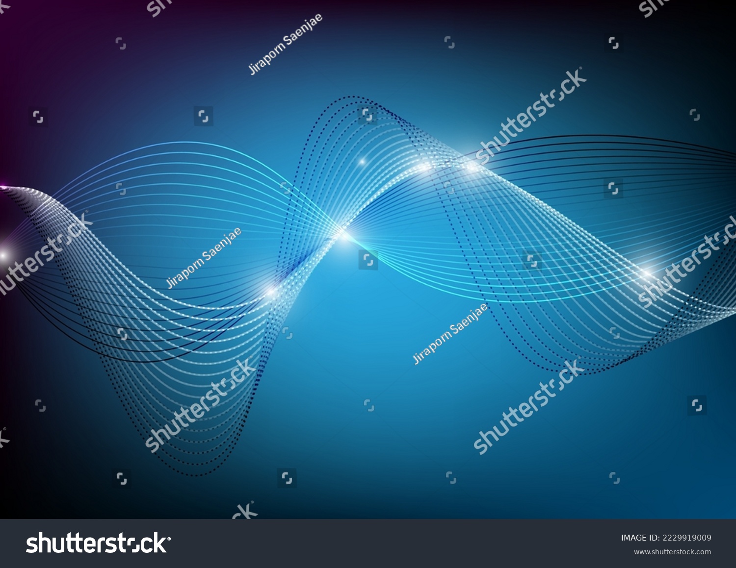 Abstract Technology Background Light Effect Artificial Stock Vector
