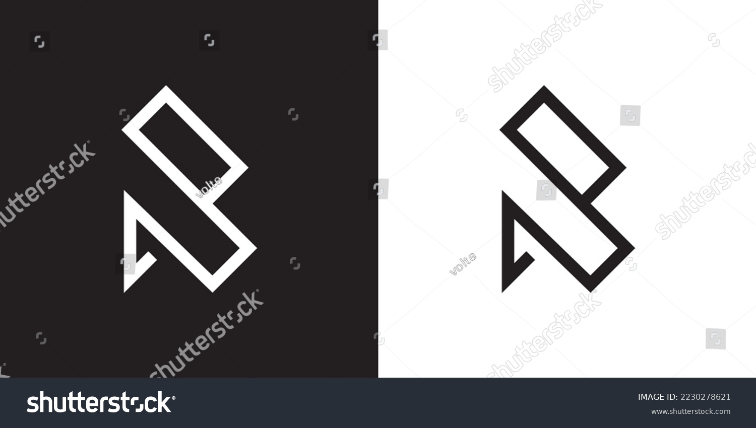 Minimal R Logo Icon R Letter Stock Vector (Royalty Free) 2230278621 ...