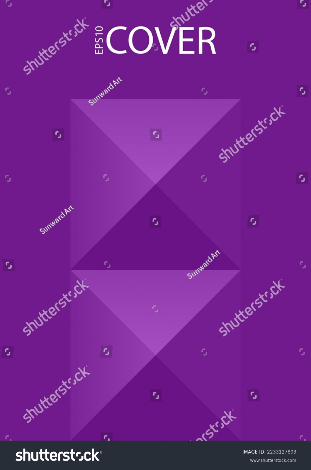 Educational Catalog Front Page Template Sample Stock Vector (Royalty