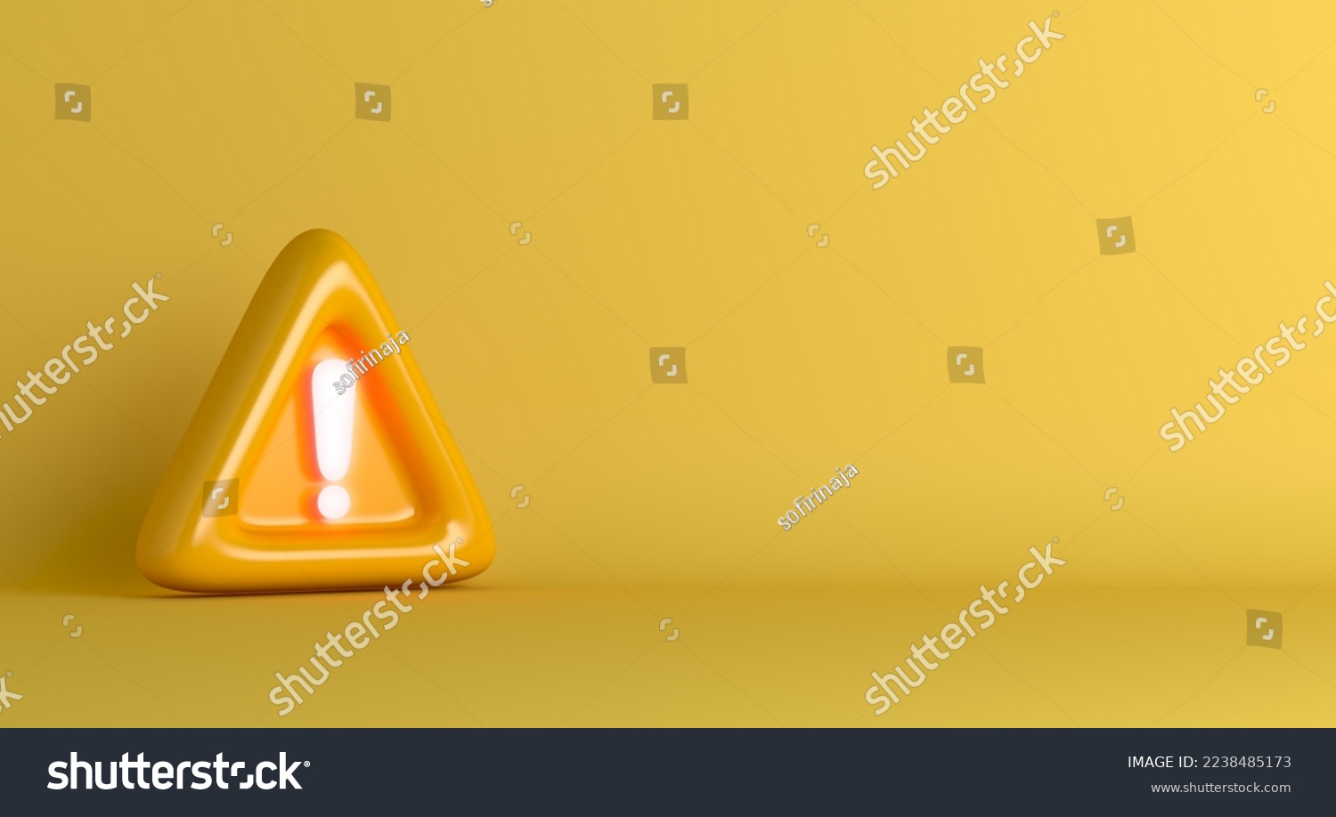 Yellow Triangle With Exclamation Point On Dashboard