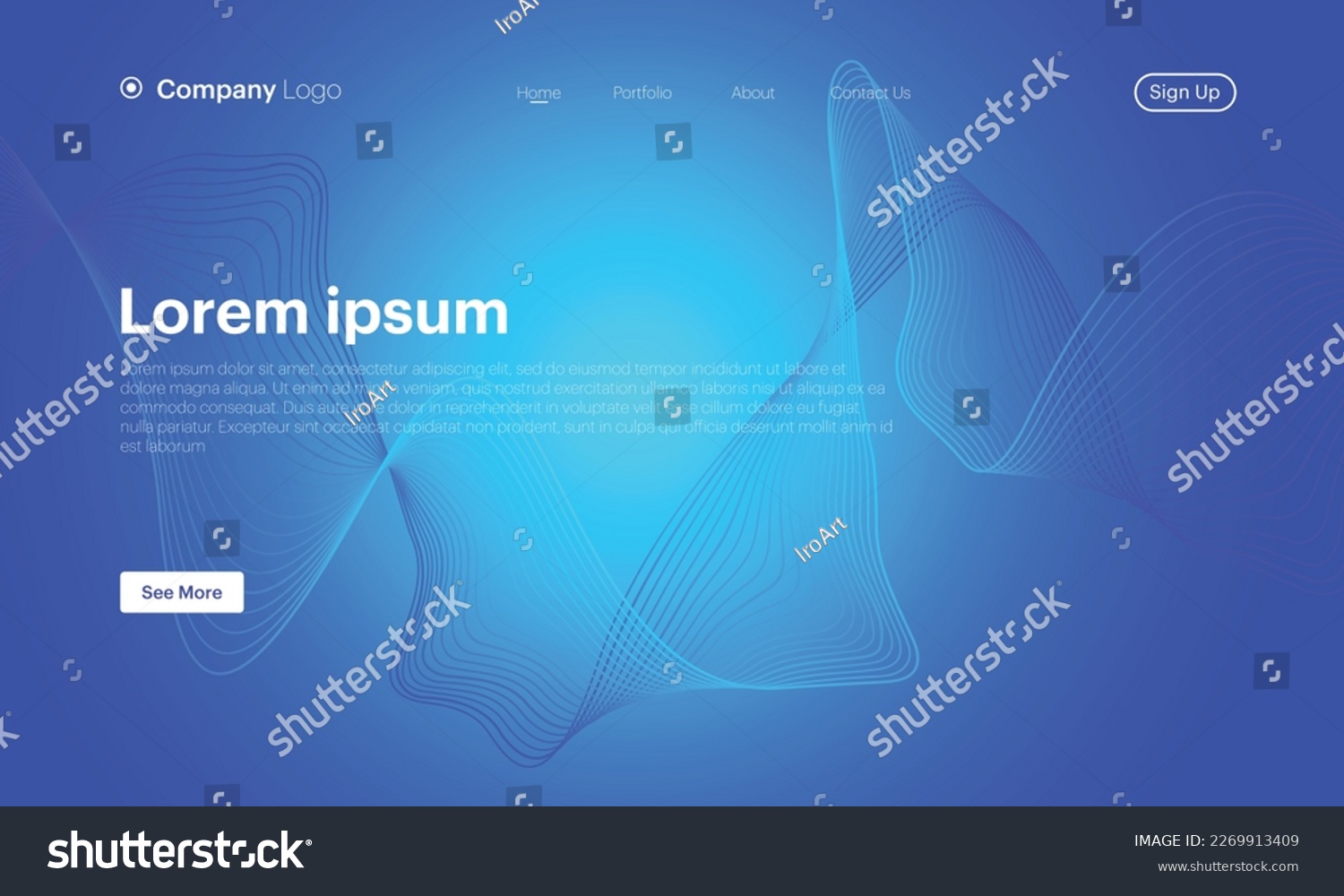 Abstract Line Art Vector Background site Stock Vector (Royalty Free