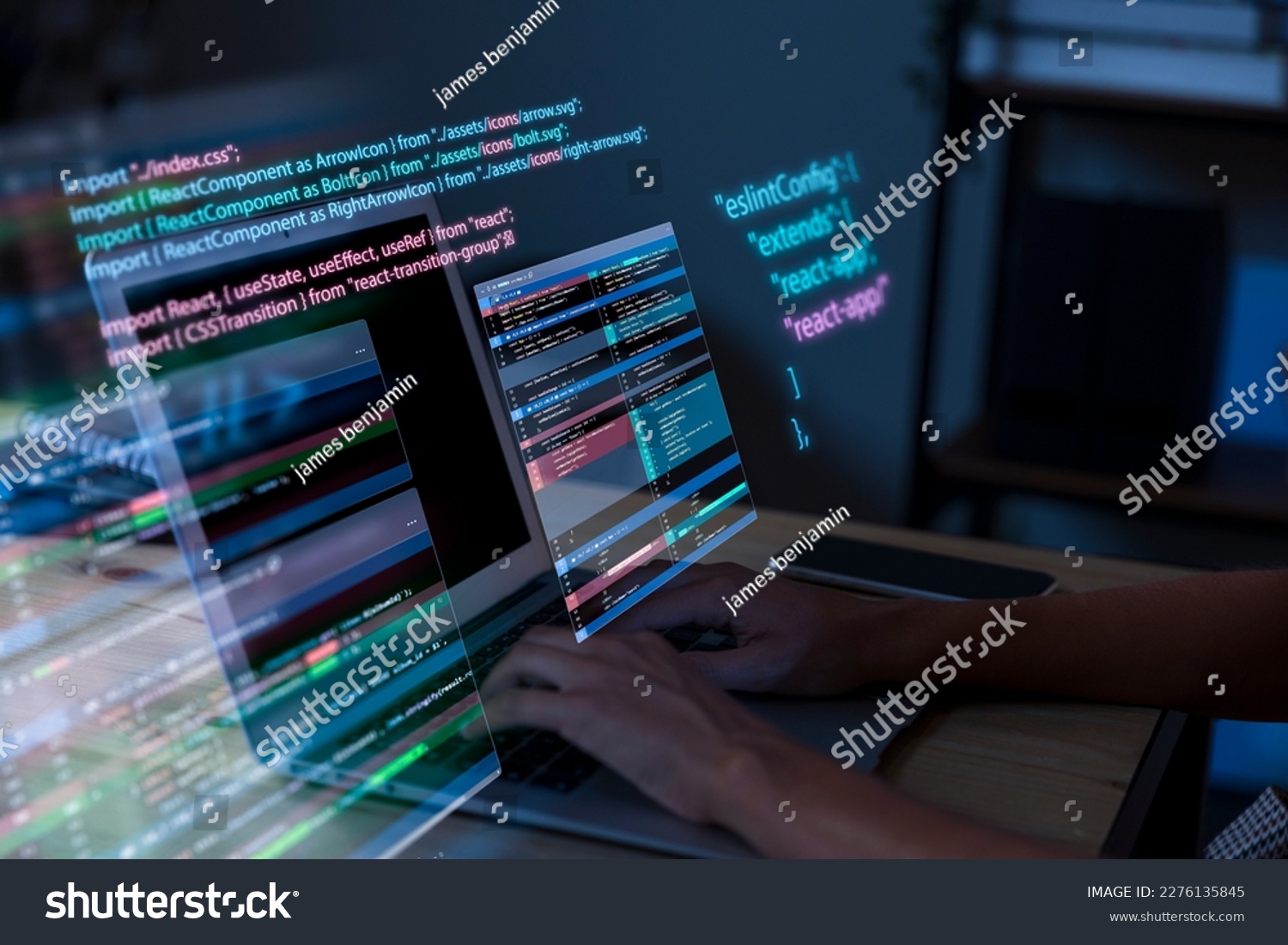 Programming Concept Background Programming Languages Stock Photo ...