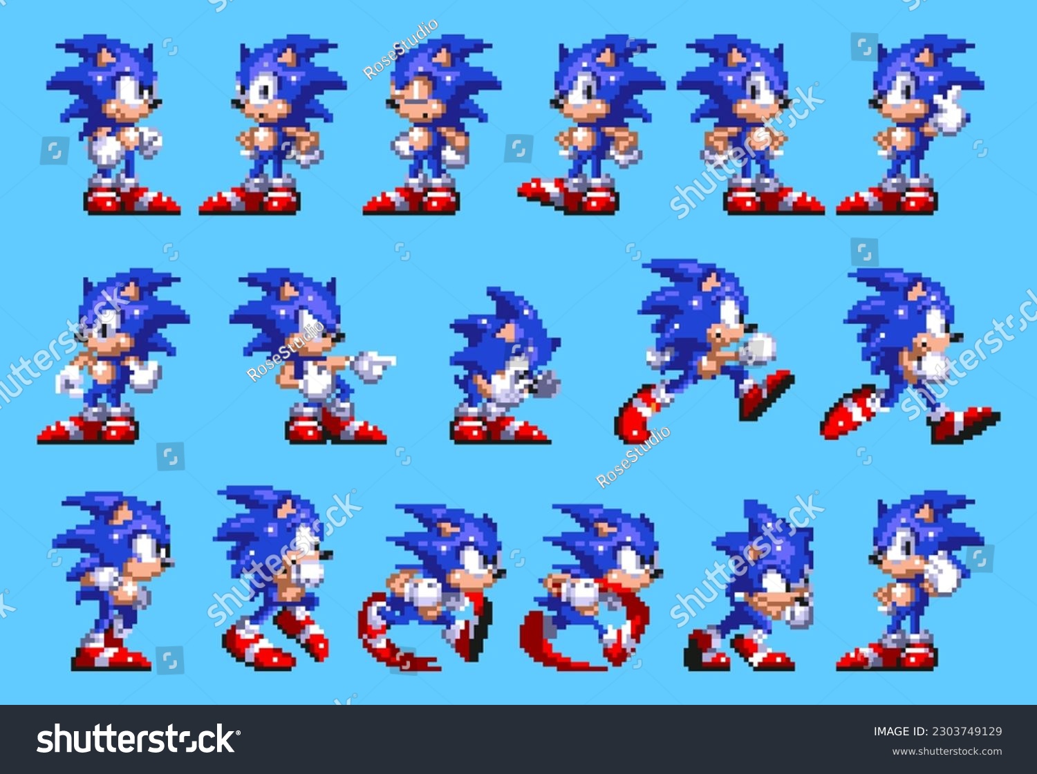 Classic Sonic art.