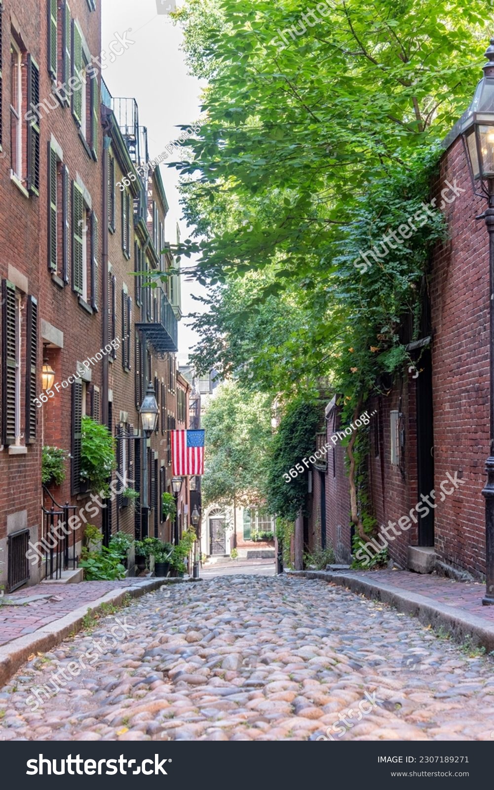 Acorn Street, Beacon Hill & Boston Common, Boston
