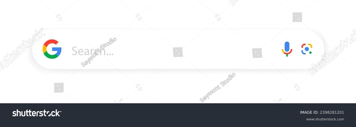 Google Search Bar Icon Editorial Google Stock Vector (Royalty Free ...