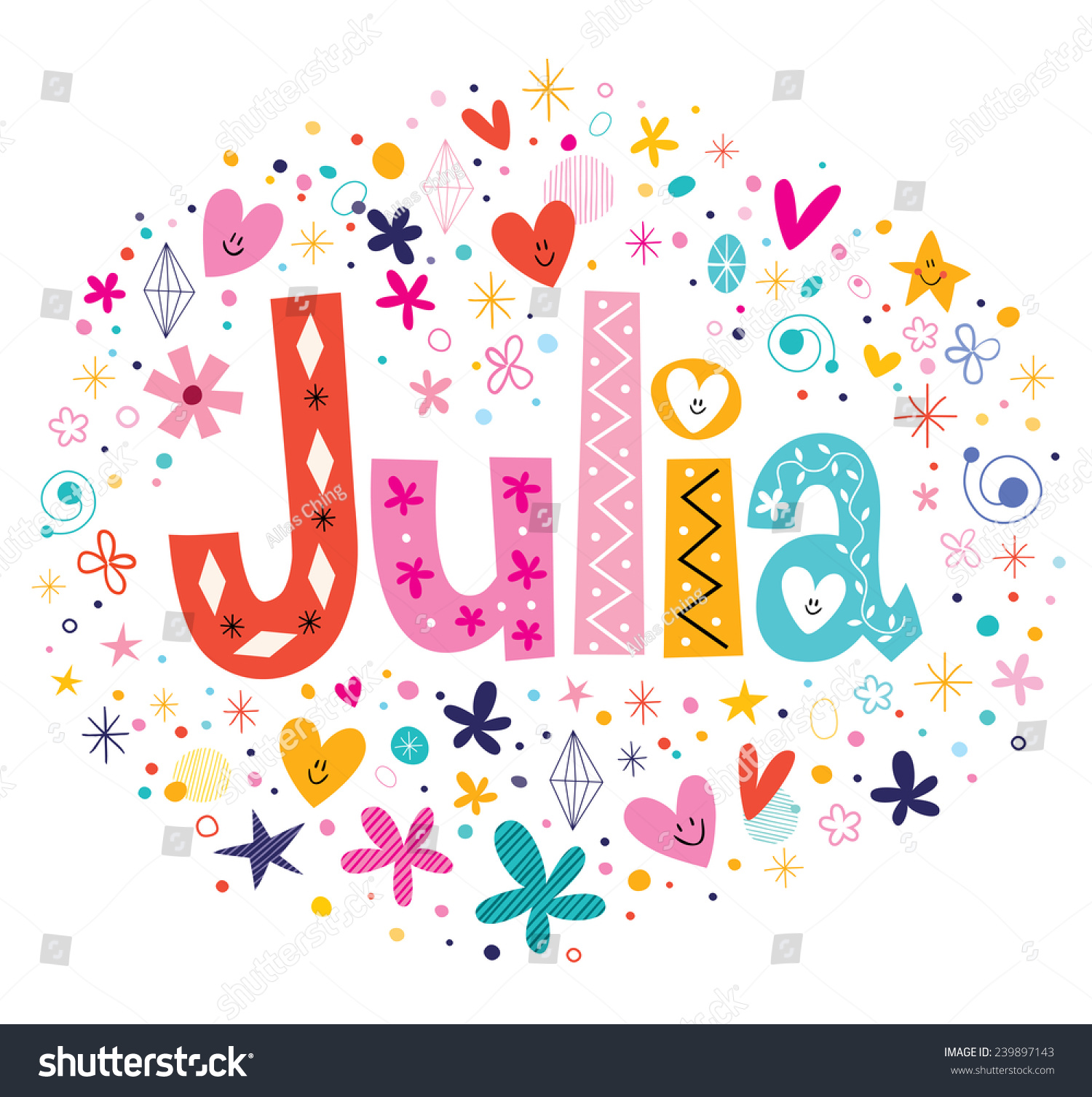 Julia Name Art