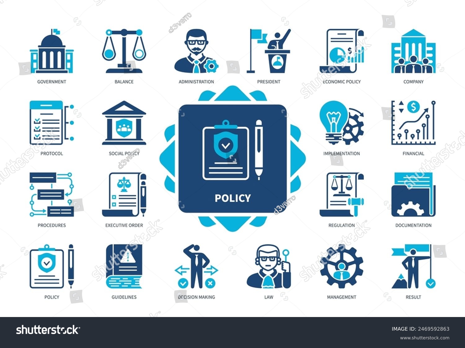 Policies Procedures Icons Photos, Images & Pictures | Shutterstock