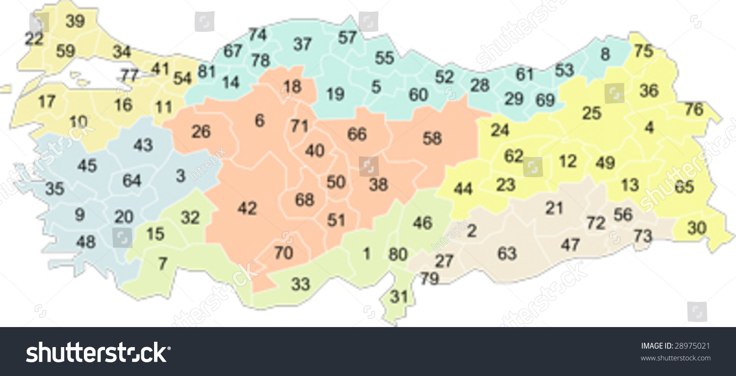 9,430 imágenes de Turkey regions map Imágenes, fotos y vectores de