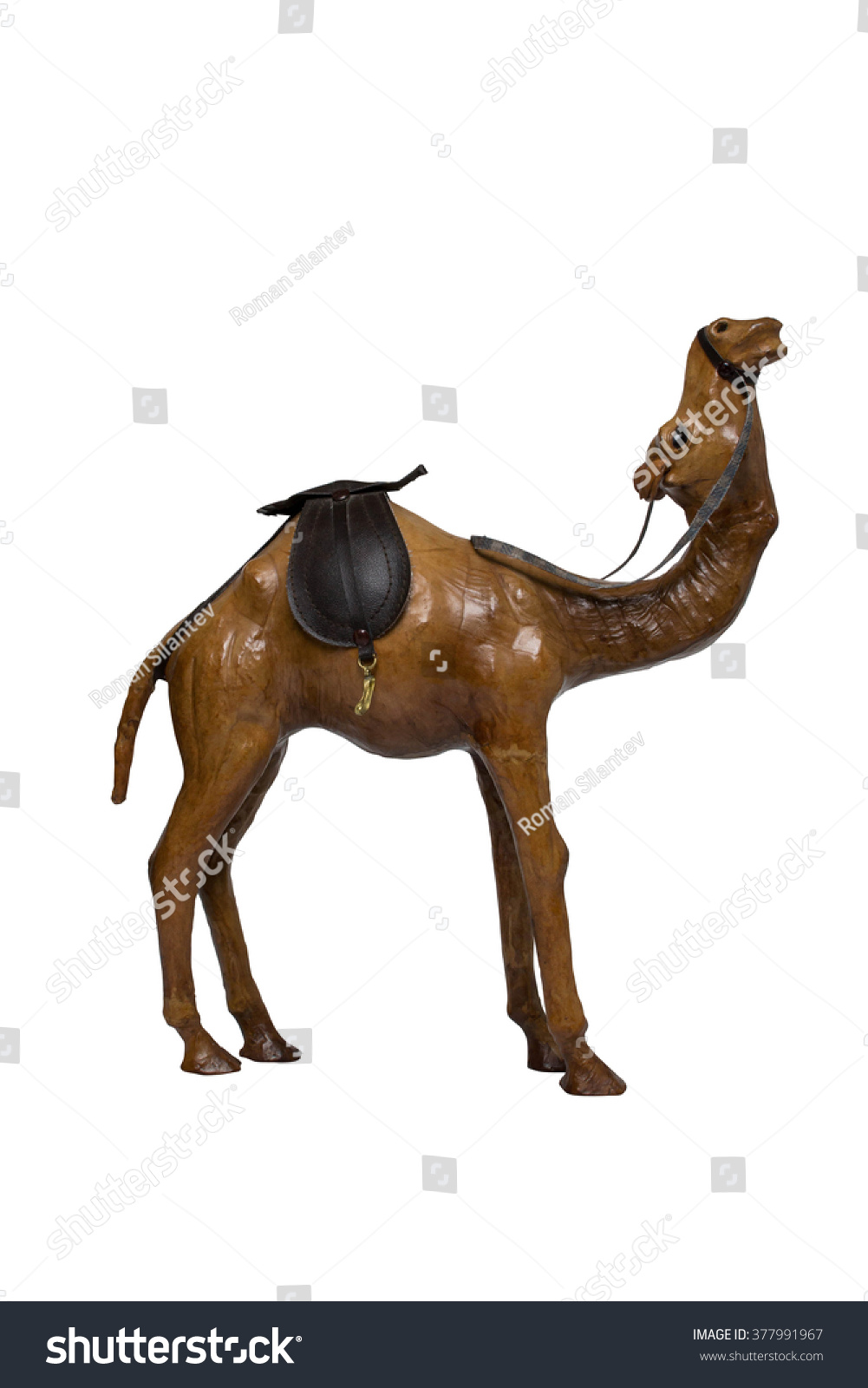 Egyptian Camel Leather Souvenir On White Stock Photo 377991967 |  Shutterstock